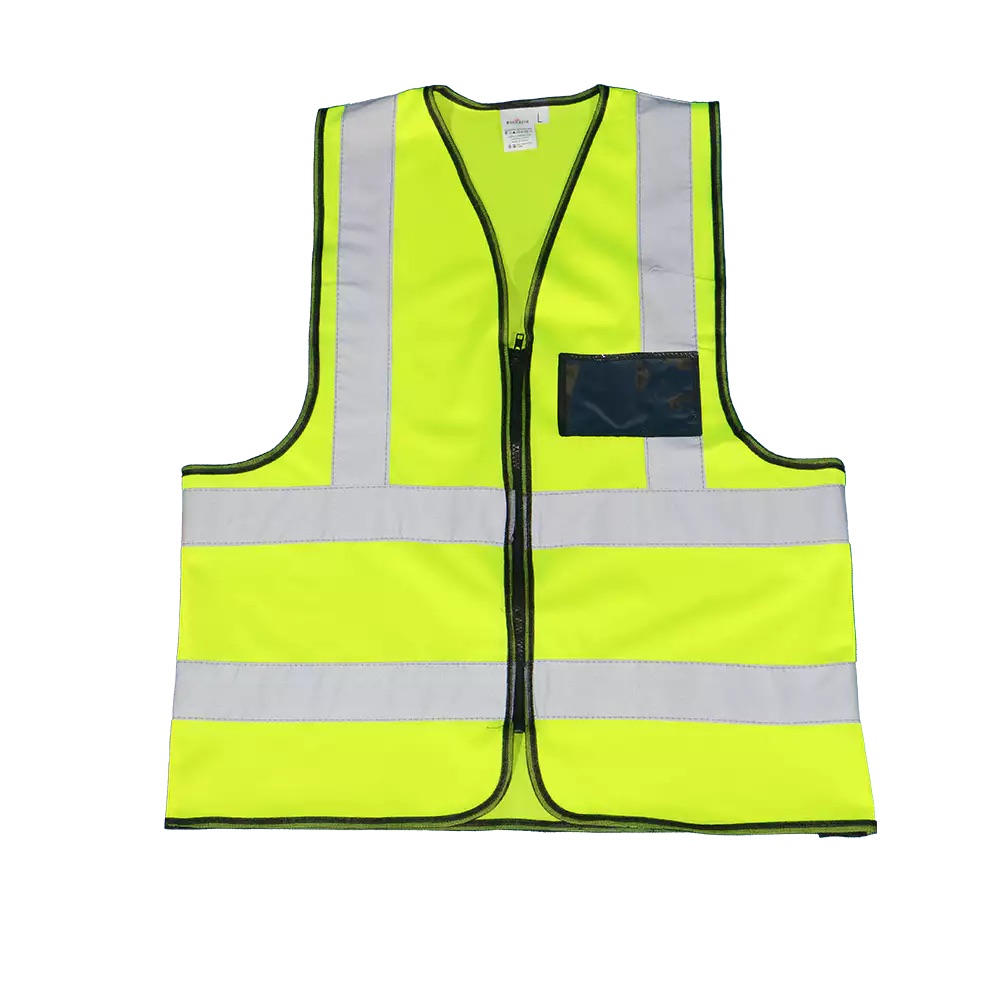 Premium Reflective Vest with Zip & ID